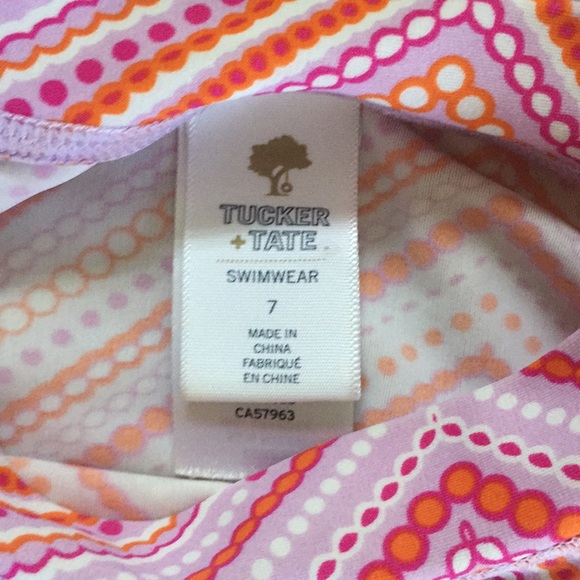 Like new Tucker and Tate swim shirt. Runs small - Picture 3 of 4